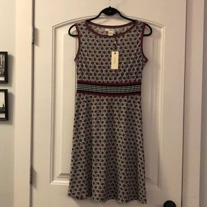 Studio M Summer Dress, blue and red floral